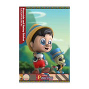 2pc Pinocchio 1940 & Jiminy Cricket Cosbaby Figure Collectable Fun Play Toy