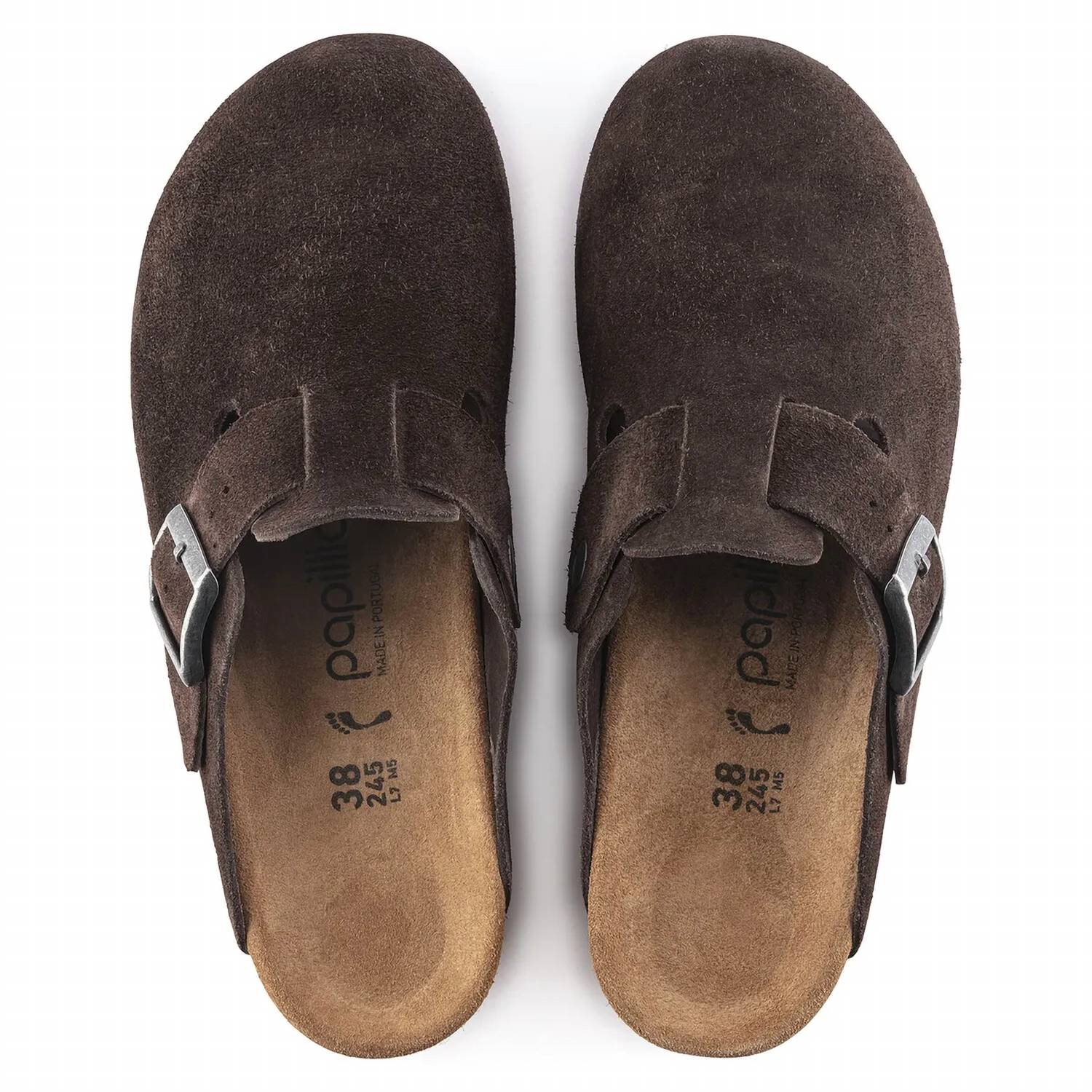 Women's Fanny Suede Clog In Roast