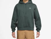 Sb Fleece Pullover Skate Hoodie In Vintage Green/white