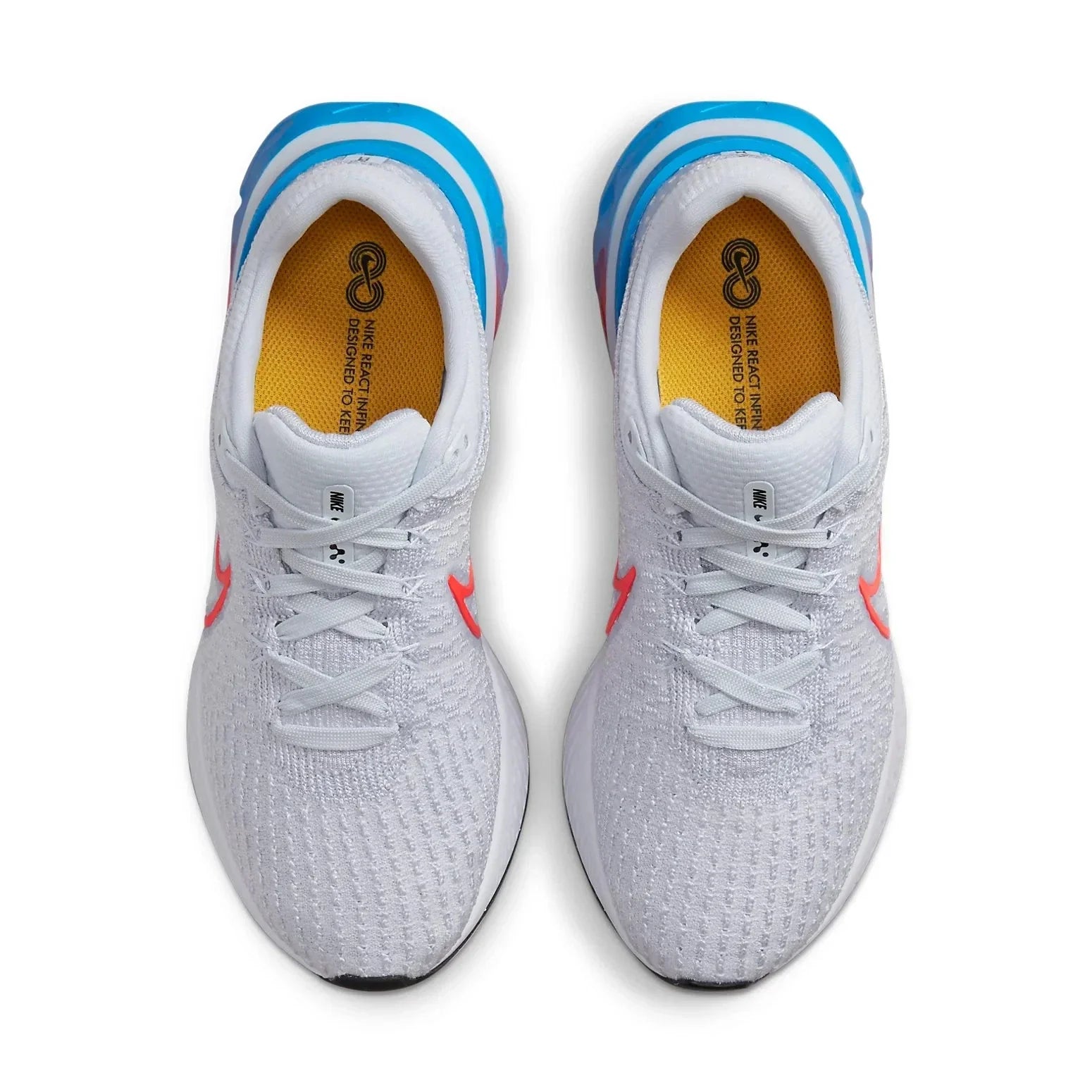 Nike React Infinity Run Flyknit 3 Sneakers Women Gray Running Shoes LIQ1123