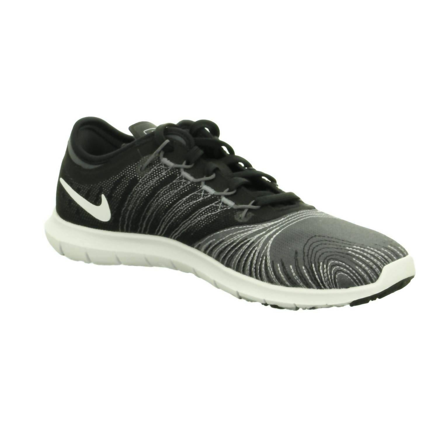 Women's Flex Adapt Training Shoes In Dark Grey/white-Black Stealth