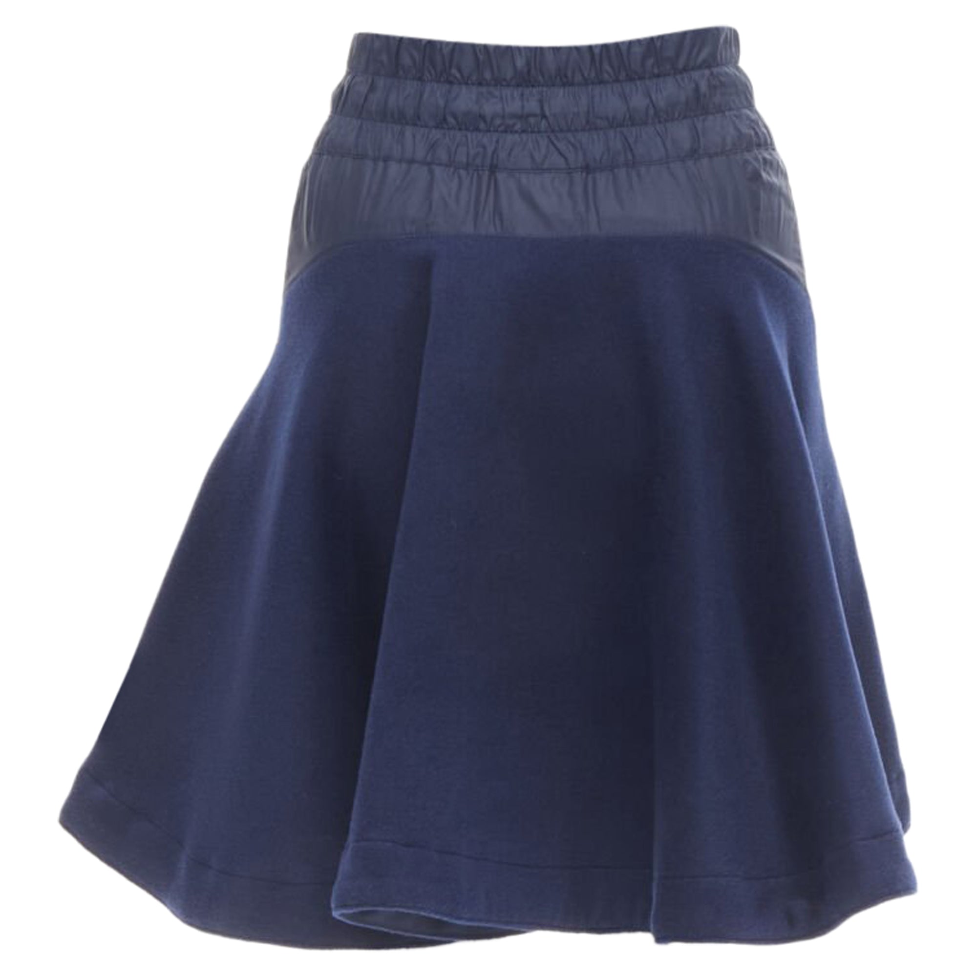 Sacai Nike nylon wool kick back skirt