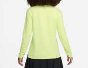 Dri-Fit Uv 1/2-Zip Golf Top In Light Lemon Twist/black