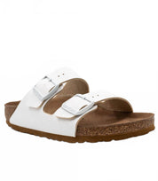 Unisex Arizona Vegan Sandal - Narrow Width In White Birkibuc