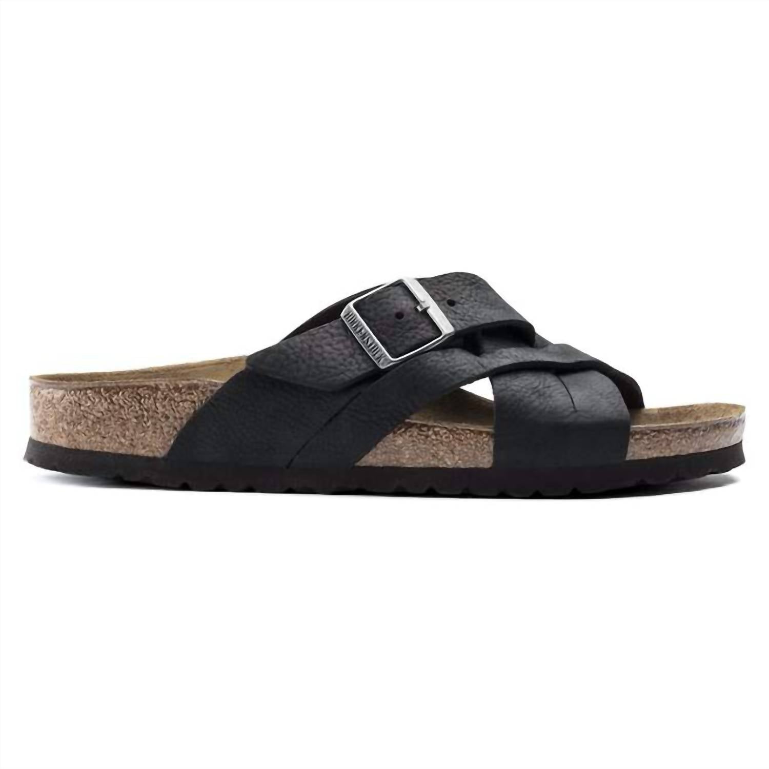 Men's Lugano Sandal In Camberra Old Black