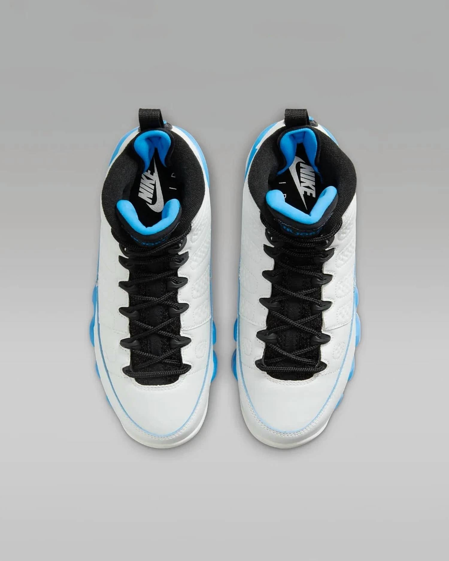 Grade School Boy's Air Jordan Retro 9 Sneakers In Summit White/black