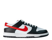 Men's Nike Dunk Low Retro Red Swoosh Panda Shoes FB3354-001