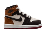 Air Jordan 1 Retro High OG Toddler's Love Letter Shadow Brown/Shadow Brown-Soft Pearl-Light British Tan-Team Red FD1413-201