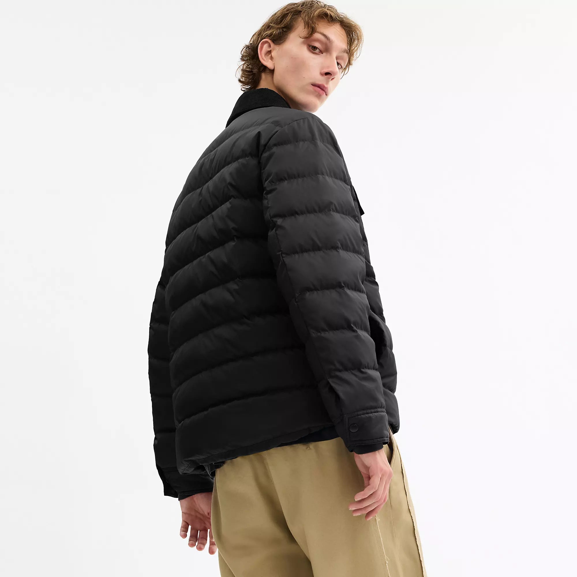 Coach Outlet Lightweight Shirt Down Jacket In Recycled Polyester