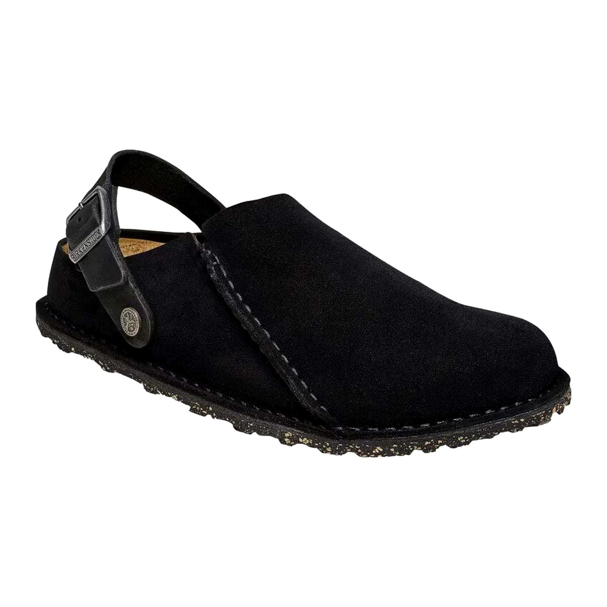Men's Birkenstock Lutry Premium Suede Black 1025323