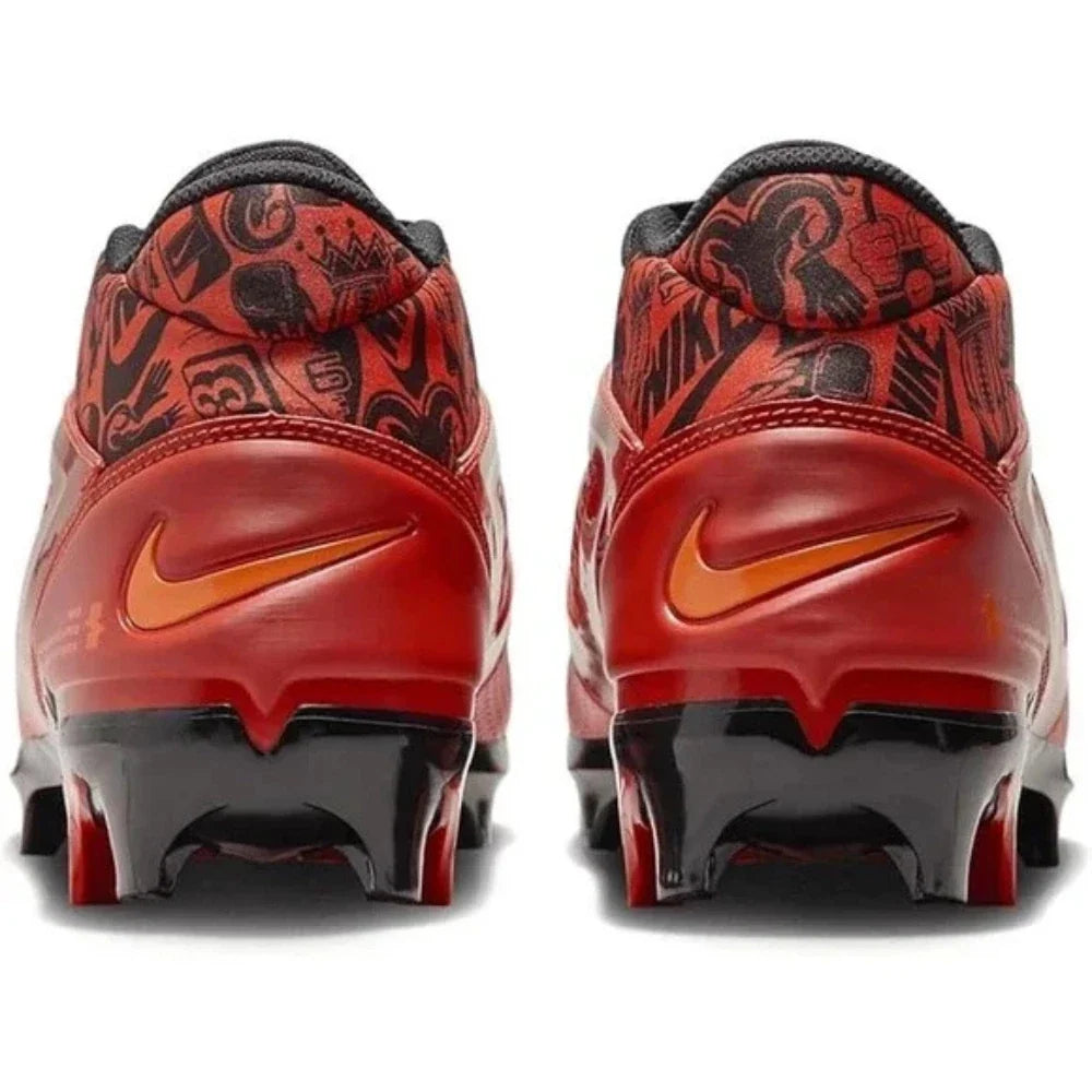 Men's Nike Alpha Menace 4 Pro FQ3984-600 Red Molded Football Cleats RHS7148