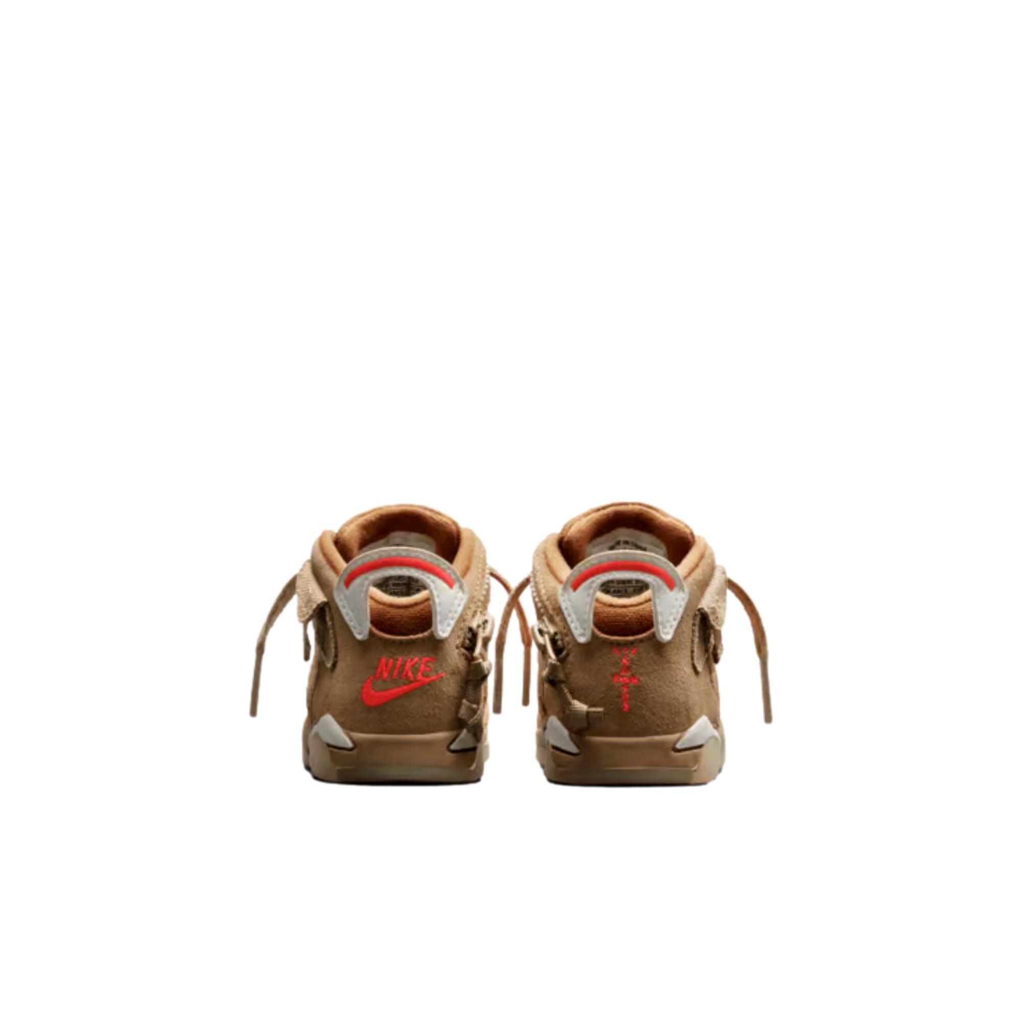 Toddler Nike Jordan 6 Retro SP British Khaki / Bright Crimson DH0692-200