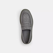 Coach Outlet Platform Loafer With Signature Print