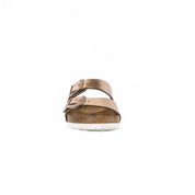 Women's Arizona Soft Footbed Sandal In Copper Leather