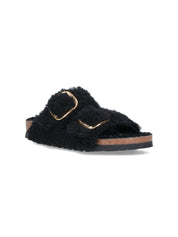 "Arizona Big Buckle Shearling" Sandals