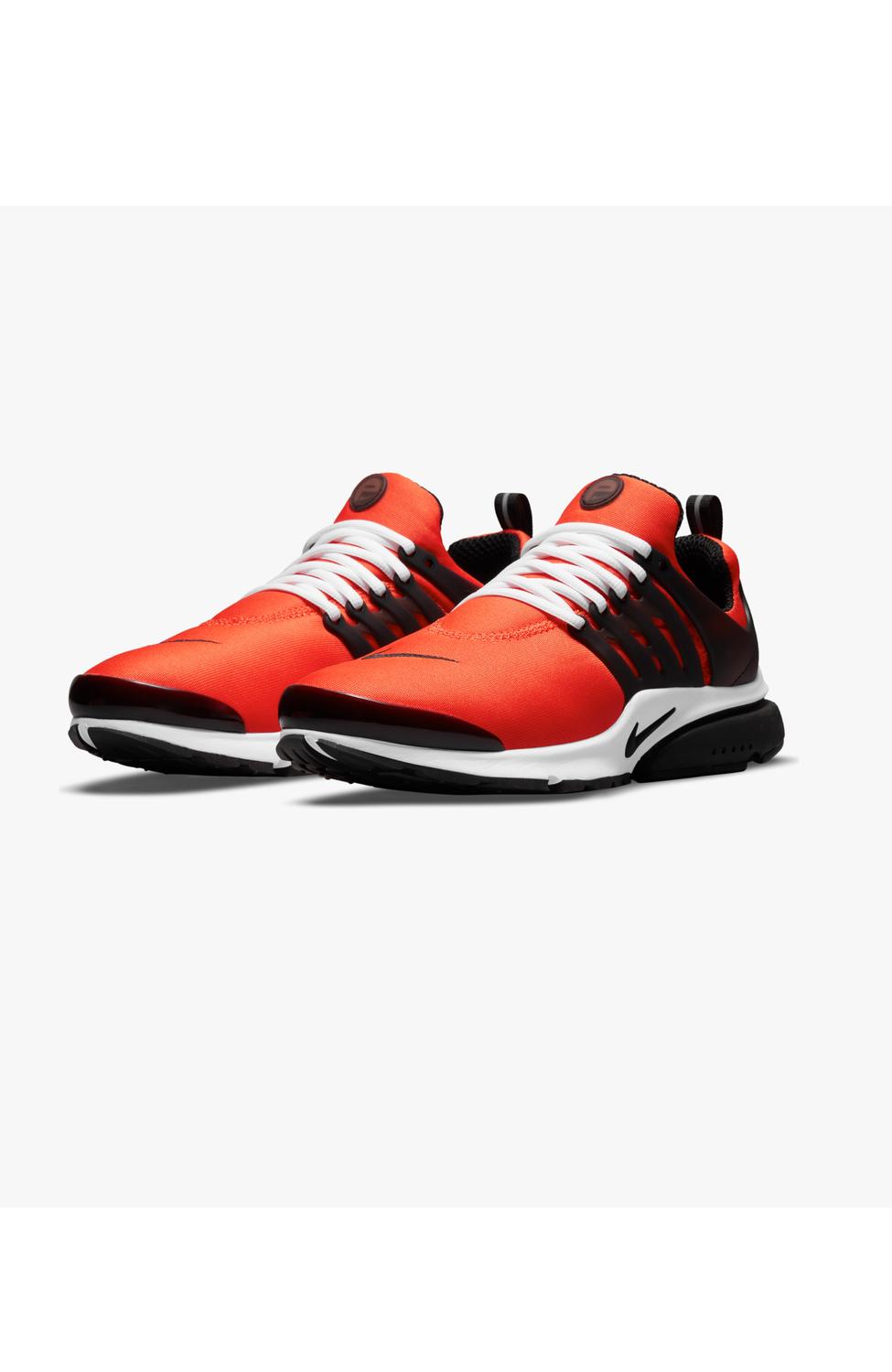 Men Air Presto Shoes In Orange/white/black
