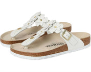 Women's Gizeh Flowers Sandal In White