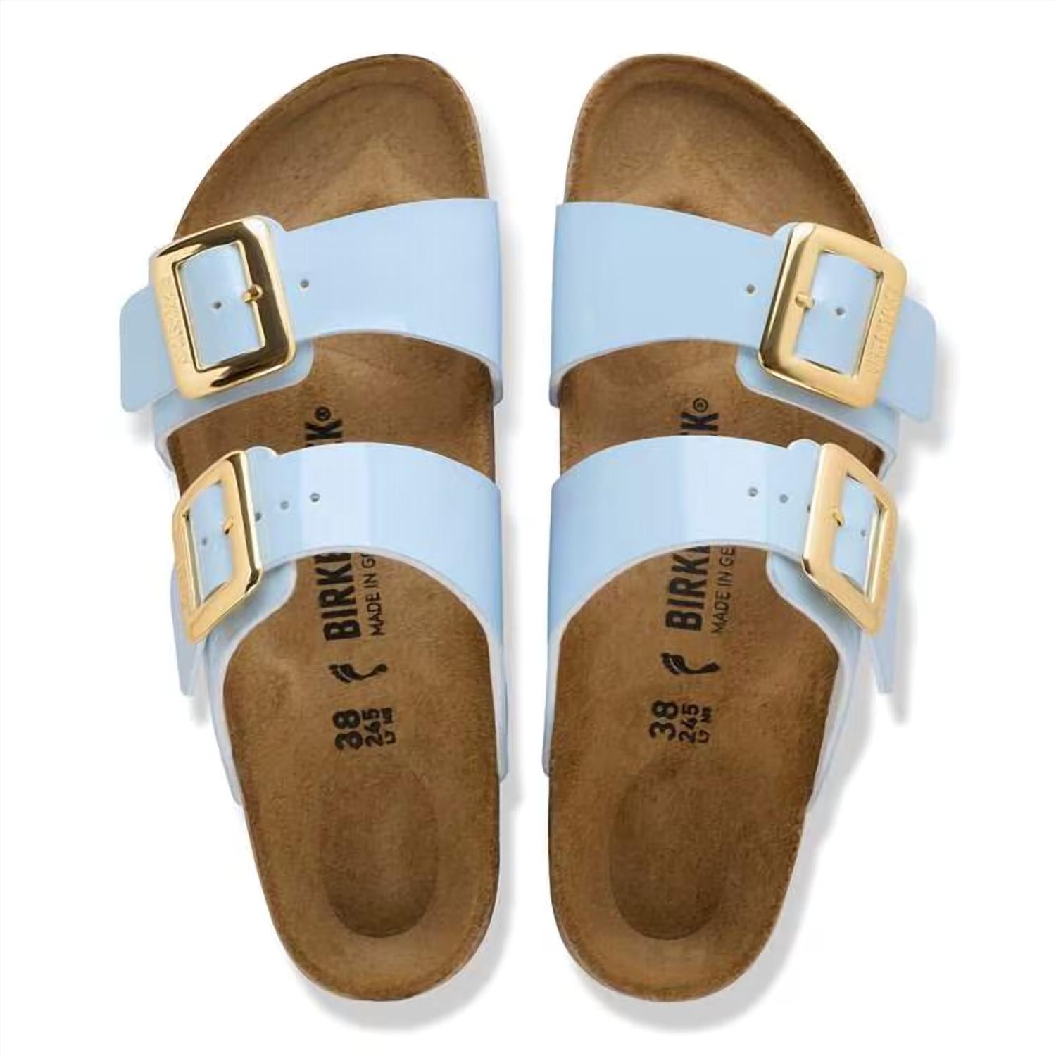 Women's Sydney Luxe Buckle Sandals In Baby Blue