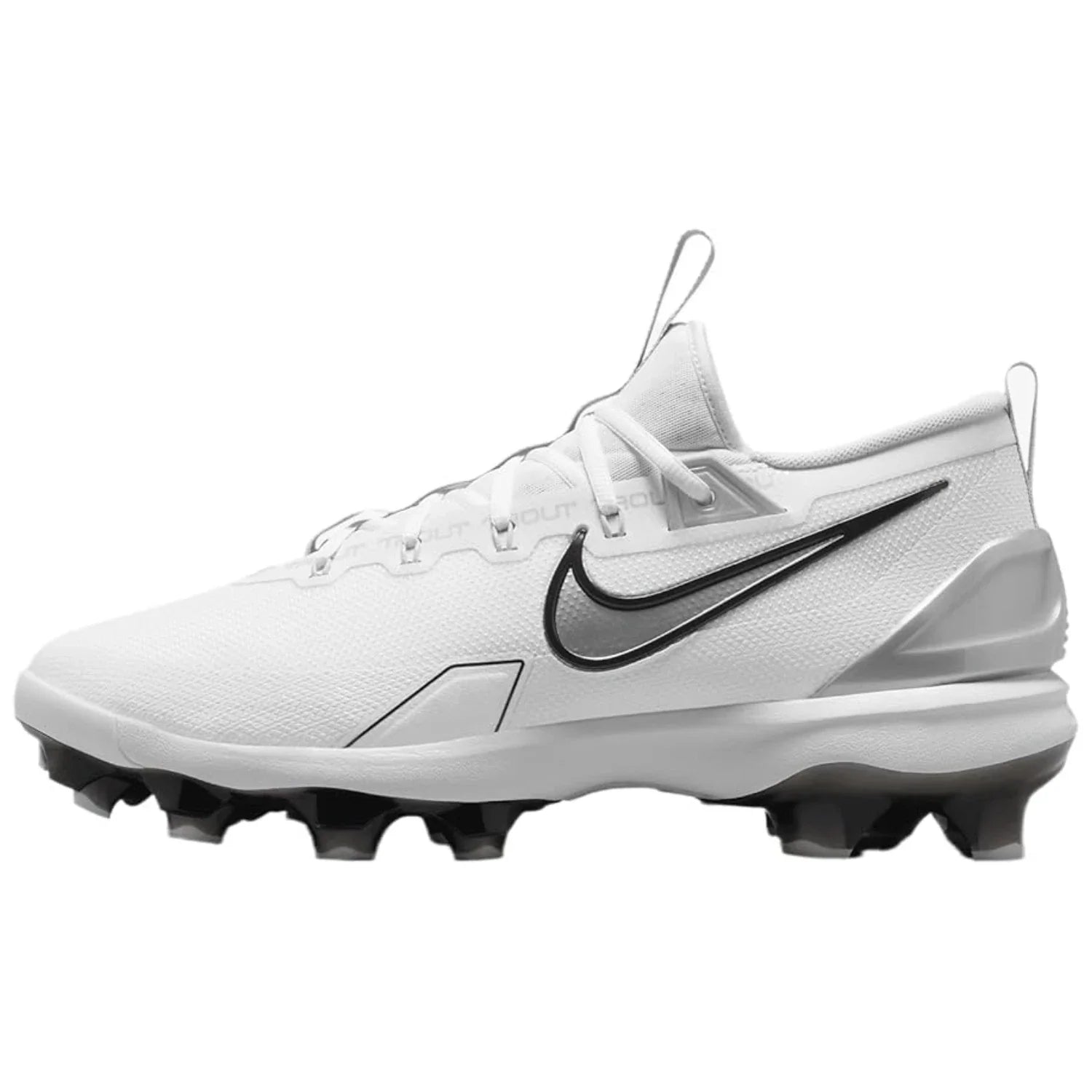 Nike Force TroutElite MCS FZ0884-102 Men's White Baseball Cleats RHS9156