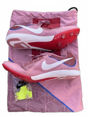 Men's Zoom Rival Multi Spikes Shoe In Red Stardust/pale Ivory