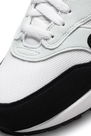 Men's Nike Air Max 1 FD9082-101 Sneakers Pure Platinum Red Low Top Lifestyle Shoes