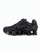 All-Black Nike Sneakers with Segmented Sole