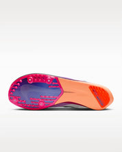 Men's Dragonfly 2 Elite Track & Field Distance Spikes Shoes In White/hyper Violet/bright Crimson/obsidian