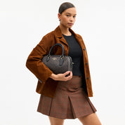 Coach Outlet Rowan Satchel Bag In Signature Canvas