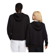 WOMENS NIKE SPORTSWEAR CLUB FLEECE FULLZIP HOODIE_BLACK/WHITE