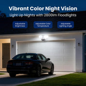 Reolink PoE Security Camera Elite Pro Floodlight PoE 16MP 180° Dual Lens 2 pack