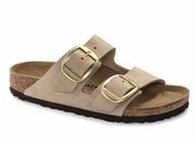 Women's Arizona Big Buckle Nubuck Leather Sandal In Sand Castle