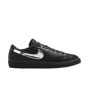 Men's Zoom Blazer Low X Dancer Skateboard Shoe In Black/metallic Silver-Black