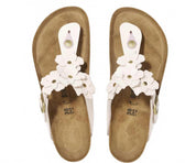 Women's Gizeh Flower Sandals In Rose Leather