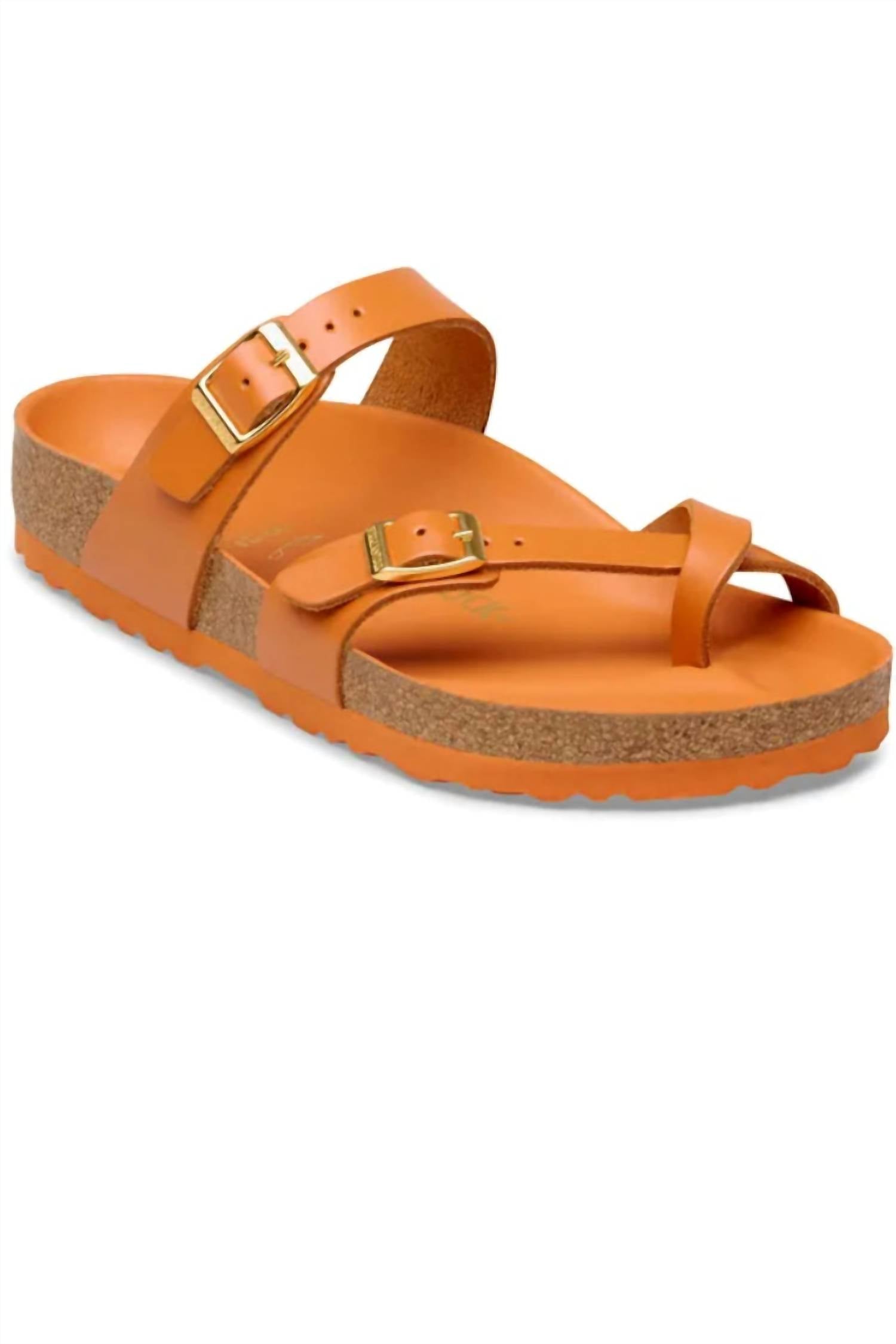 Women's Mayari Leather Sandal In New Dressy Kurkuma