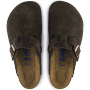 Women's Boston Soft Footbed Clog In Mocha Suede