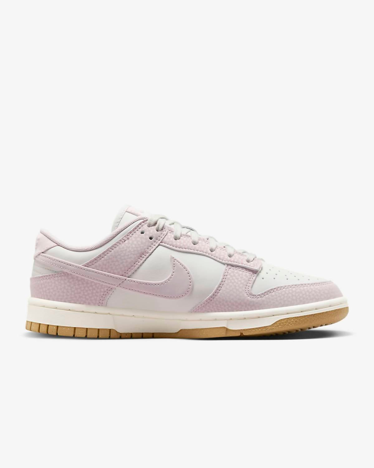 Women's Dunk Low Premium Next Nature Sneaker In Light Bone/platinum Violet