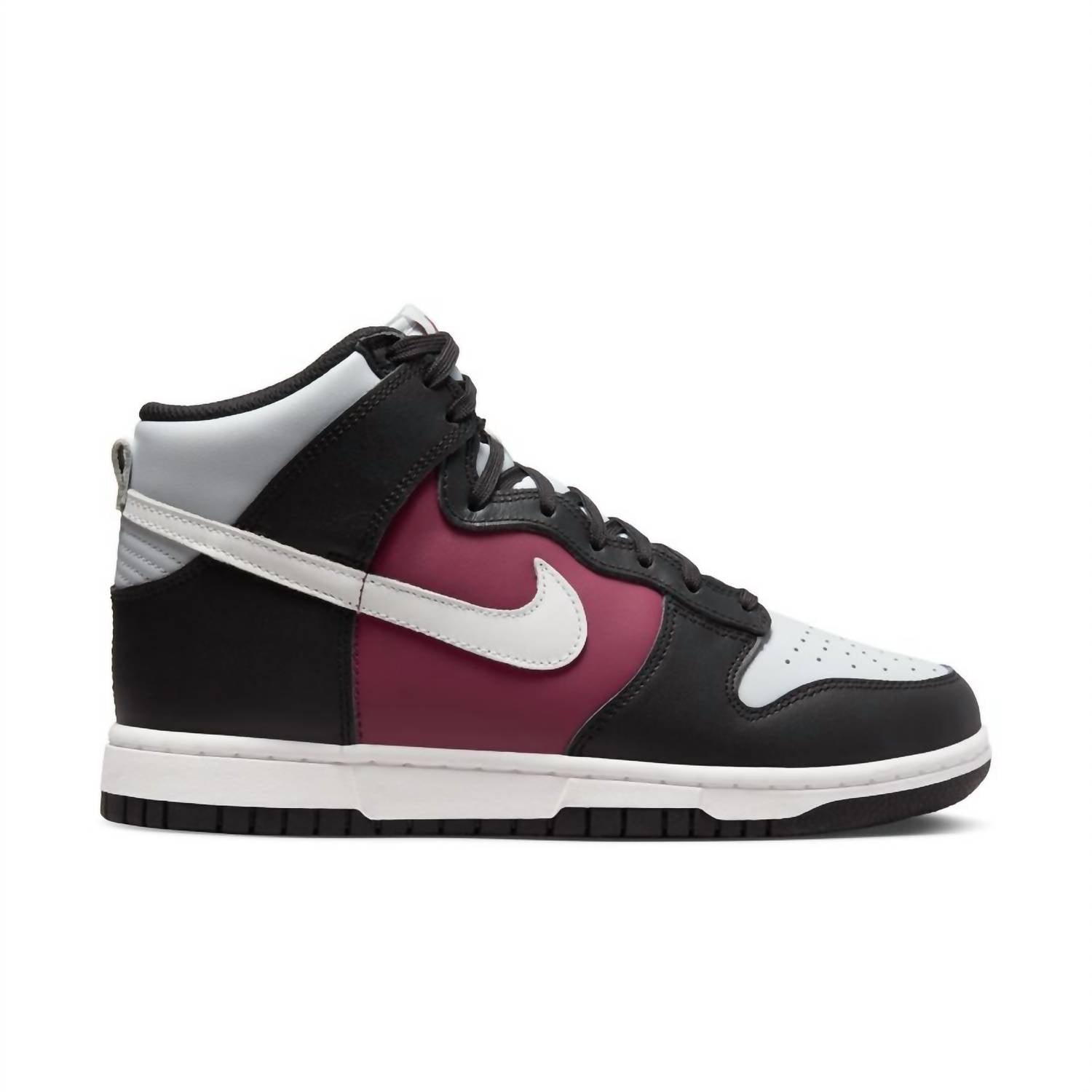 Women's Dunk High Top Sneakers In Black/summit White-Rosewood
