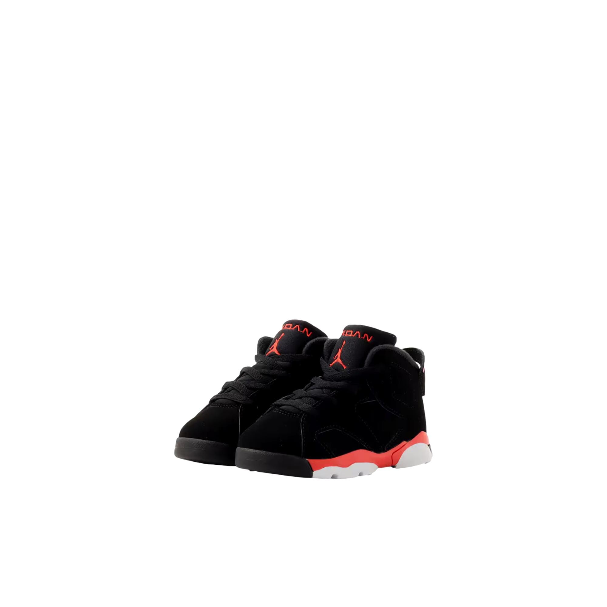 Nike Jordan 6 Retro Black / Light Crimson  IQ1280-001 Toddler