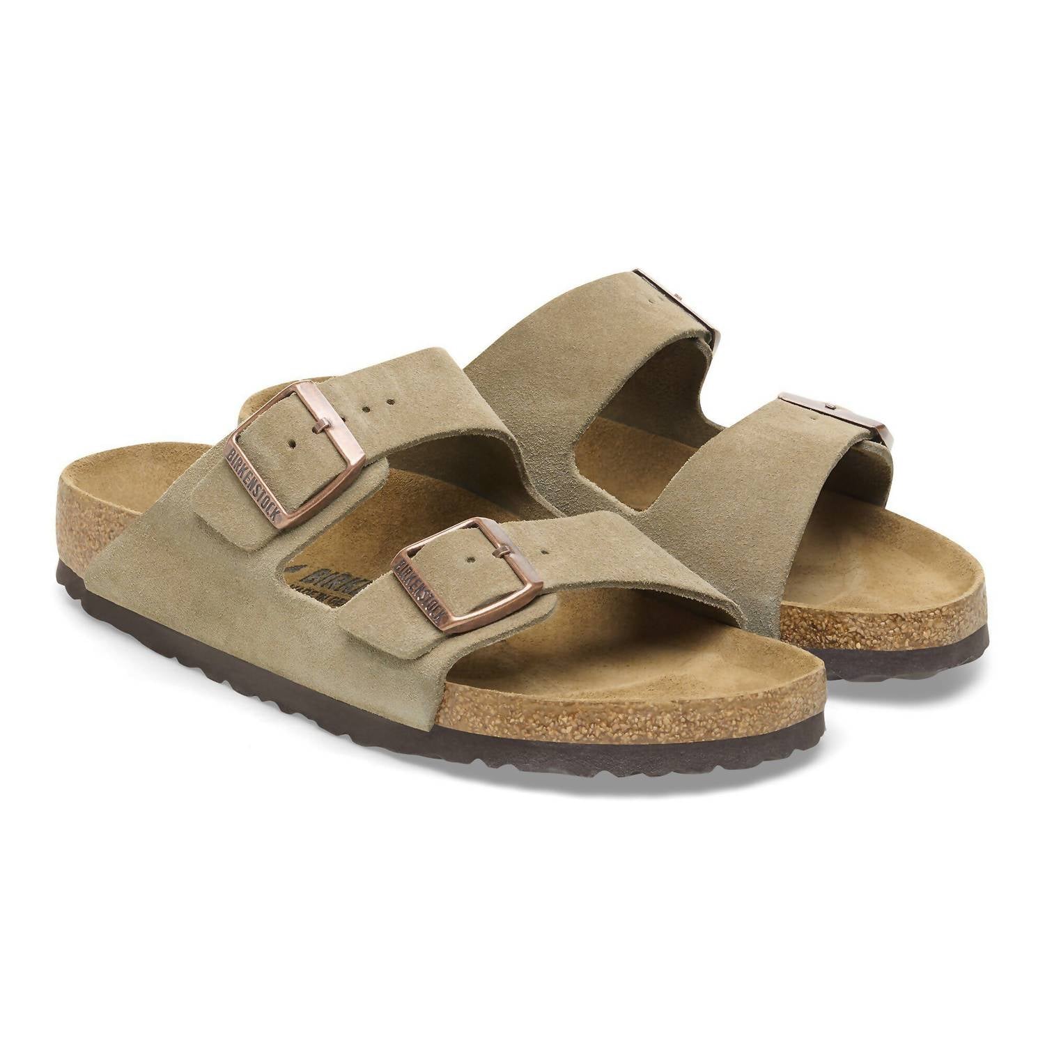 Women's Arizona Suede Sandals In Taupe