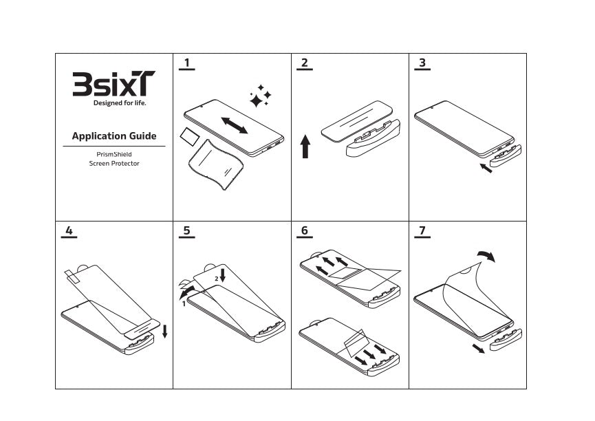 3sixT PrismShield Classic Curved TPU SP Samsung Galaxy S21+ - Clear