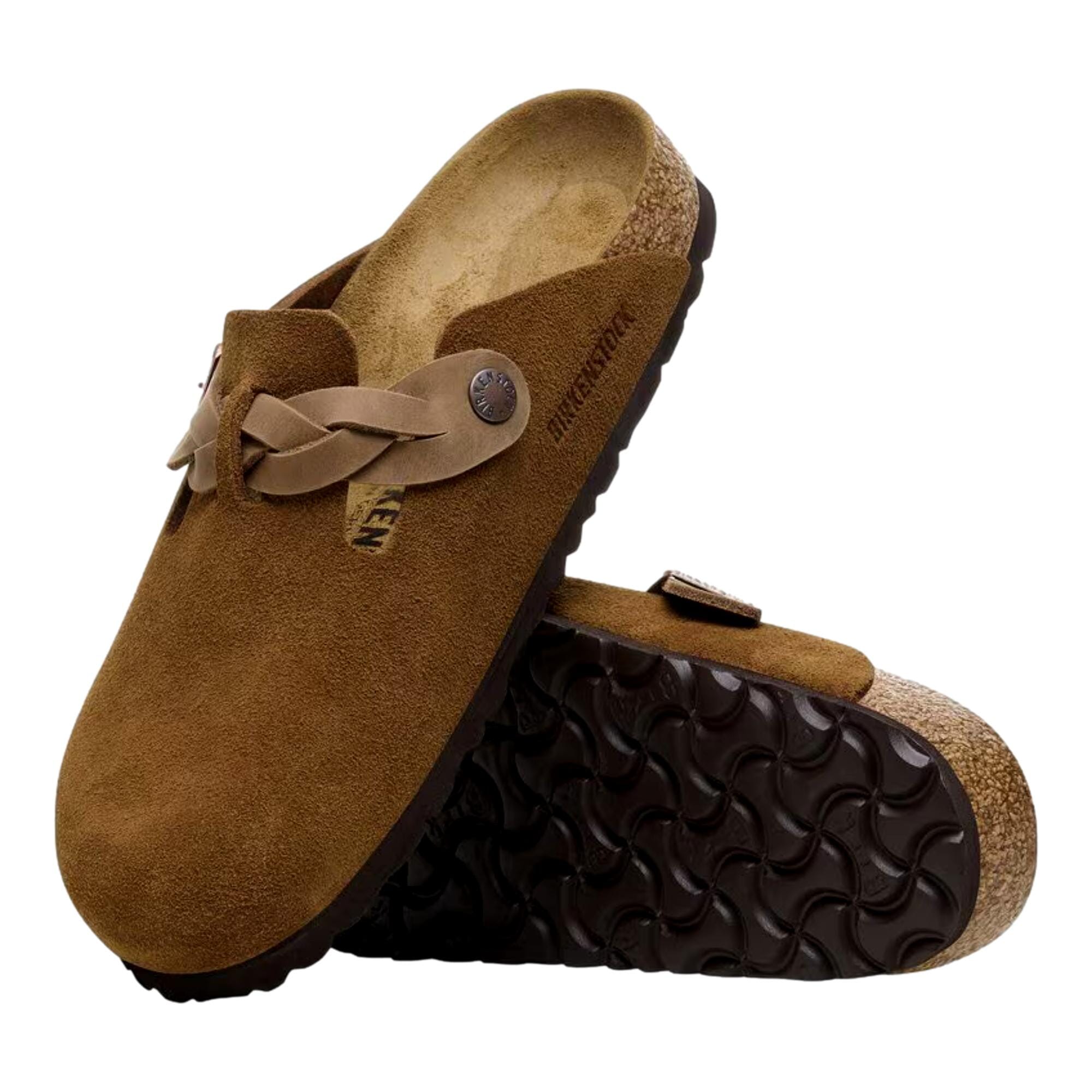 Women's Birkenstock Boston Braided Mink 1026713