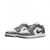 Men's Jordan 1 Low Shoe In Grey/black