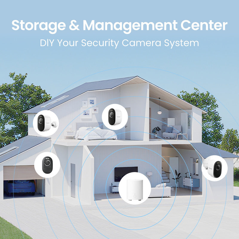 Reolink 3K 5MP HD Security Camera System 2 Pack Solar/Battery Powered Wire-Free