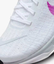 Women's Zoomx Invincible Run Flyknit 3 Shoe In White/vivid Purple