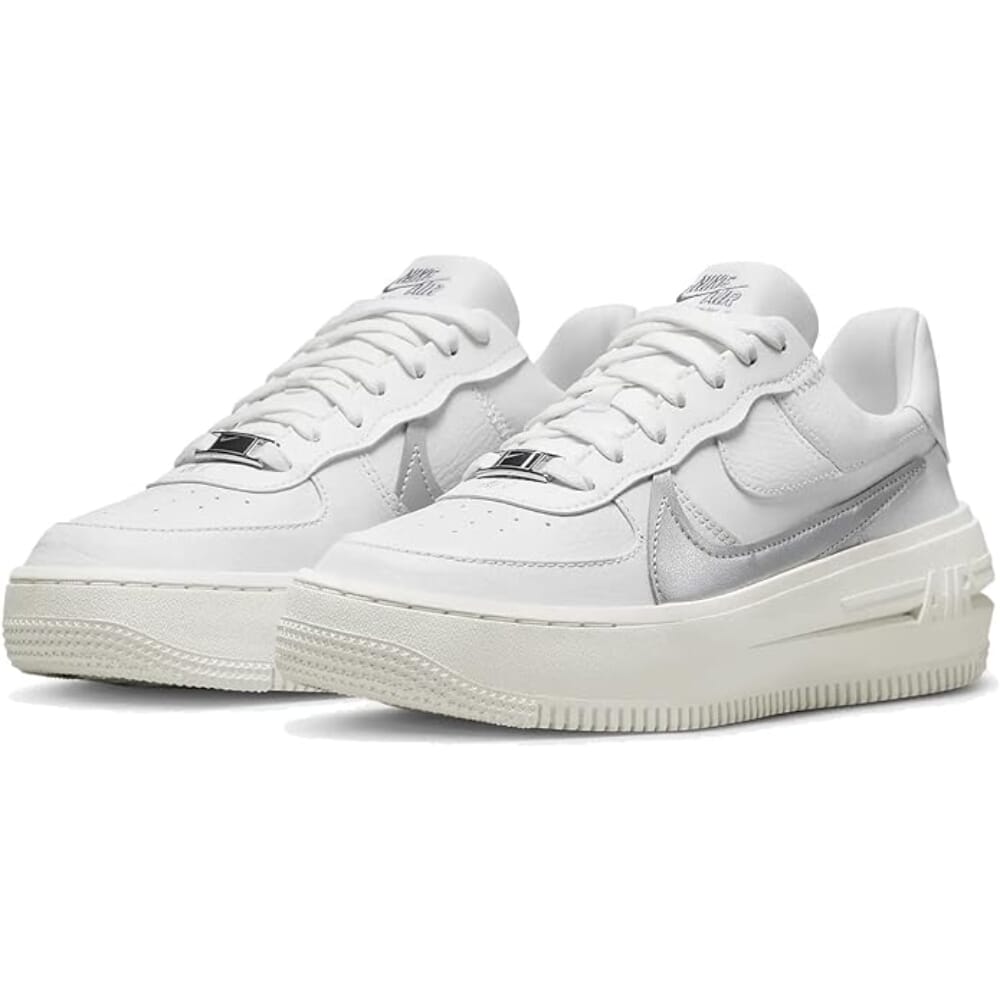 Nike Air Force 1 PLT.AF.ORM Summit White/Metallic Silver  DJ9946-101 Women's