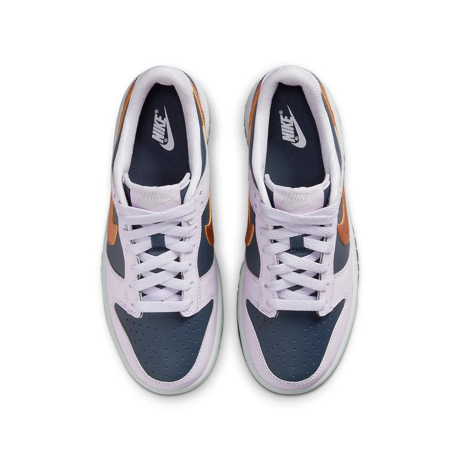 Nike Dunk Low DX1663-400 Sneaker Kids US  Thunder Blue Leather Comfort Shoes