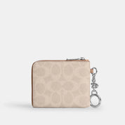 Coach Outlet Small Corner Zip Wallet In Signature Canvas