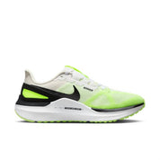 Men's Structure 25 Road Running Shoes In White & Volt