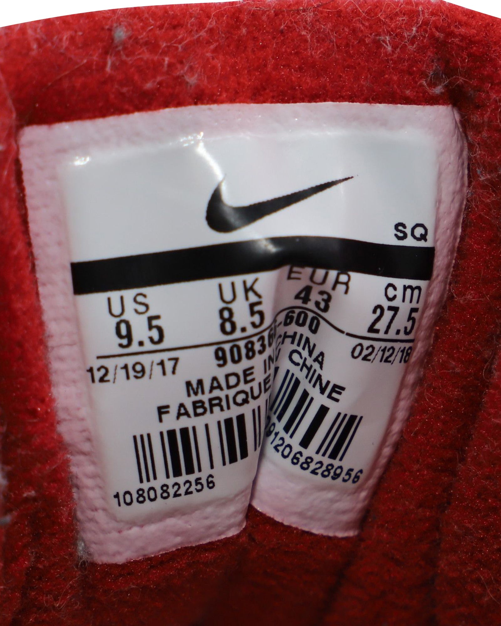 Nike Air Max 1 Curry Pack in Red Nylon
