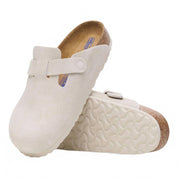 Women's Boston Antique Soft Foot Bed In White